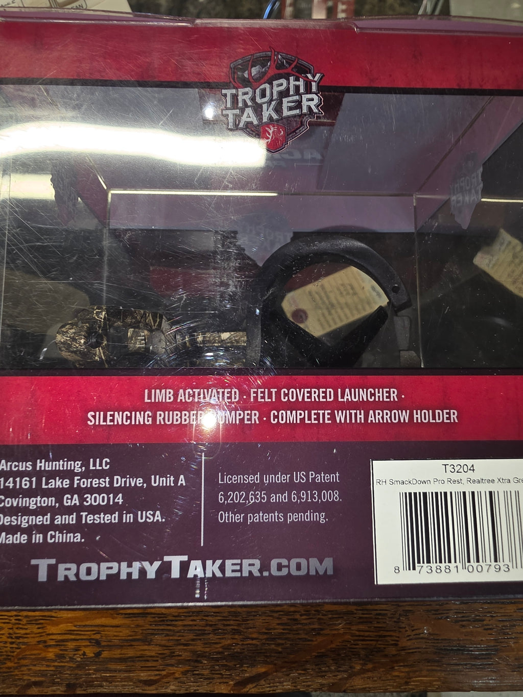 Trophy Taker RH Smackdown Pro Rest, Realtree Xtra Green