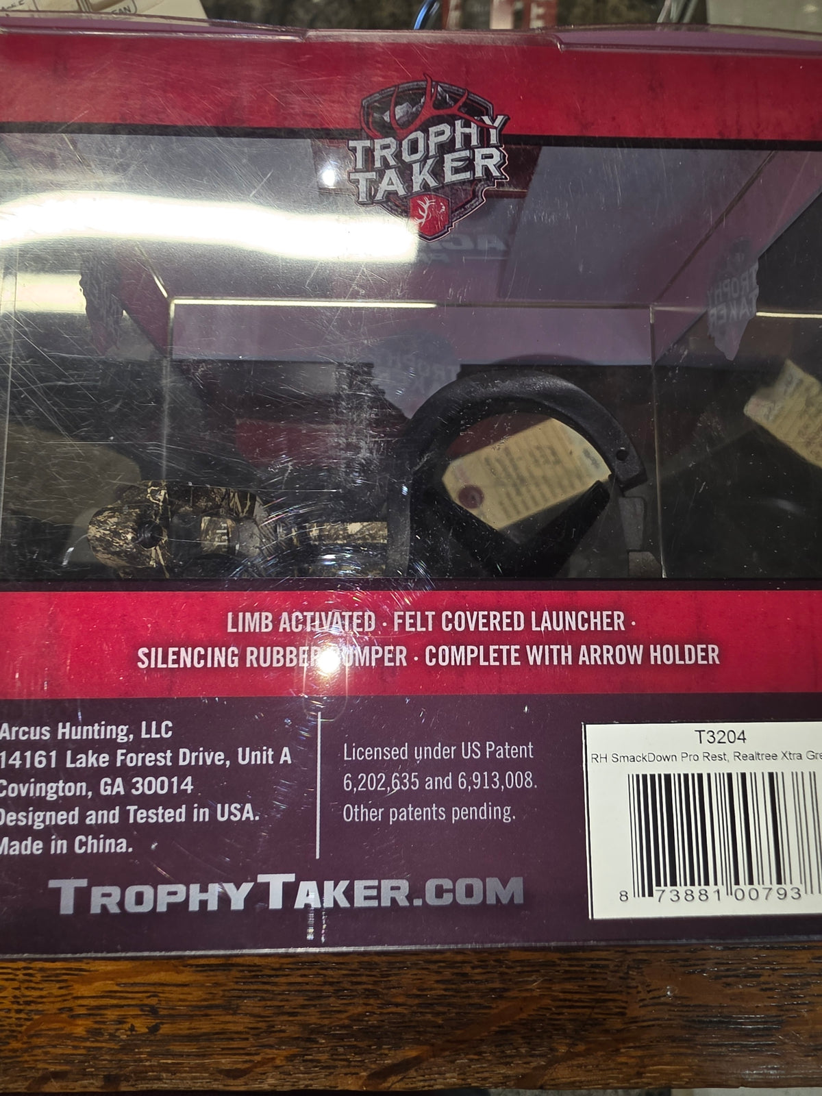 Trophy Taker RH Smackdown Pro Rest, Realtree Xtra Green
