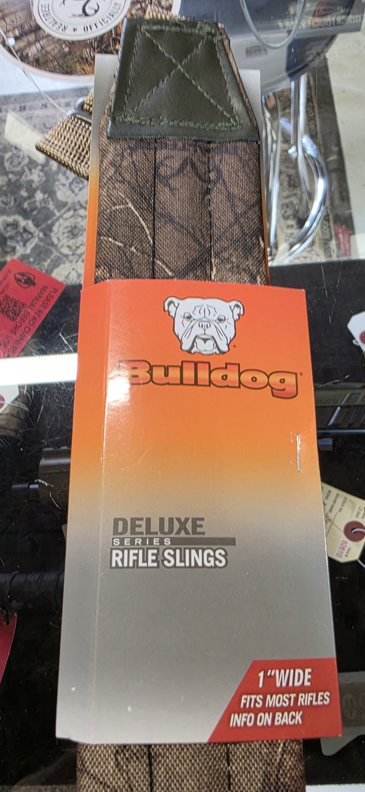 Bulldog Deluxe Rifle Sling – 1-Inch, Realtree Camo