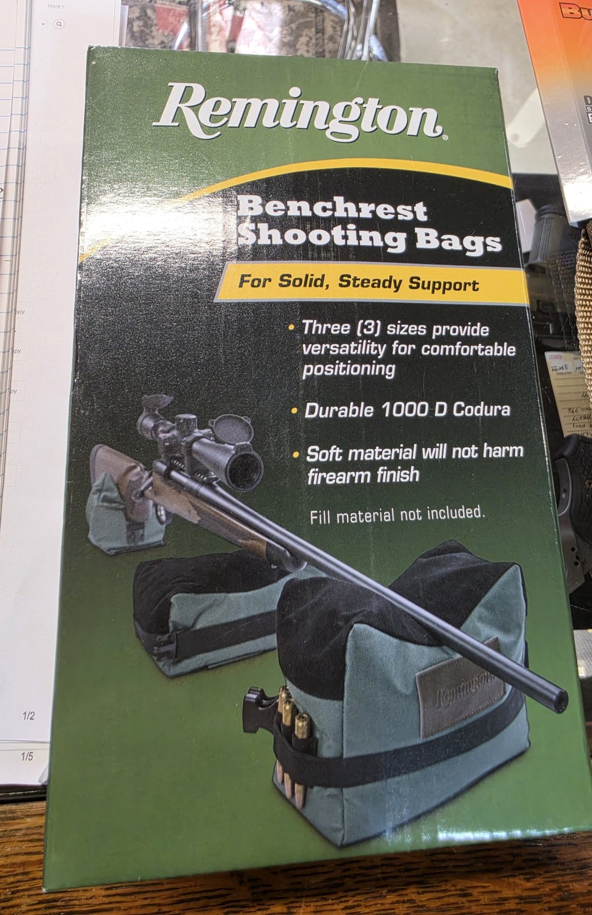 Remington Benchrest Shooting Bags